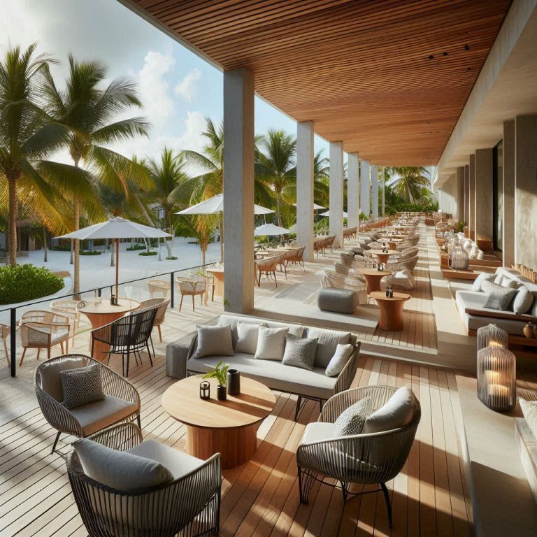 Beach restaurant picture