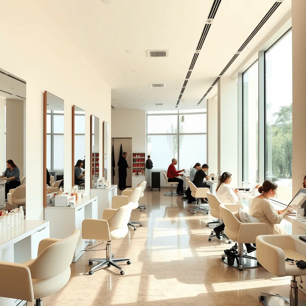 Beauty salon interior picture